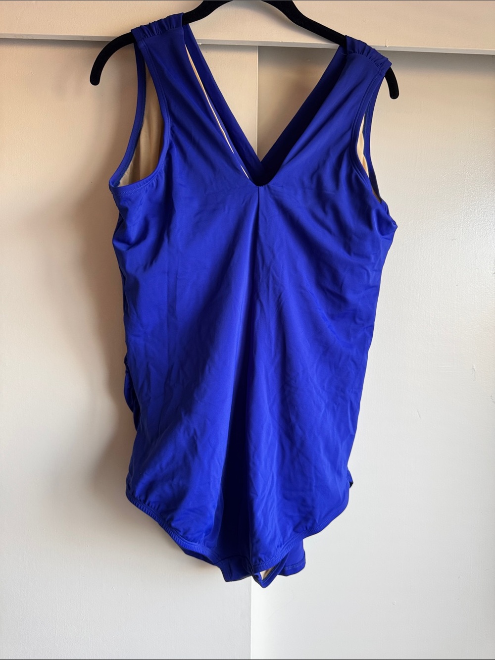 Swimsuits for All One Piece 18 Blue Swim Dress - Picture 5 of 11